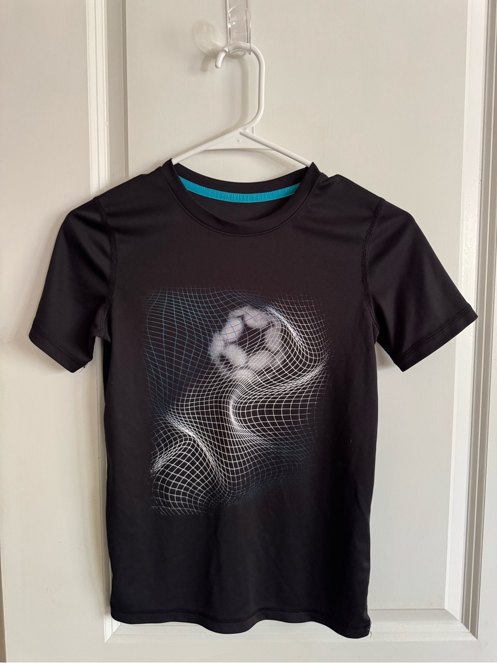 all in motion Black Top with Teal Accent